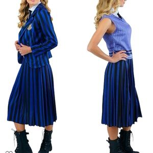 Rubie's Women's Wednesday Nevermore School Uniform Costume